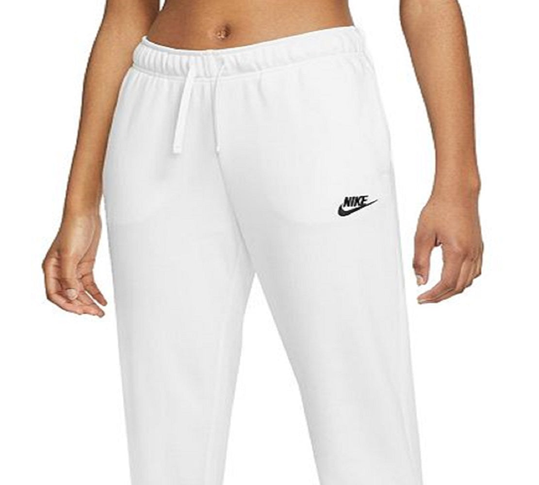 Nike Women's Sportswear Club Fleece Midrise Joggers White Size 2XL
