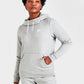Nike Women's Sportswear Club Fleece Funnel Neck Hoodie Gray Size X-Large