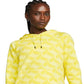 Nike Women's Sportswear Essentials Printed Hoodie Yellow Size Small