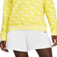 Nike Women's Sportswear Essentials Printed Hoodie Yellow Size Small