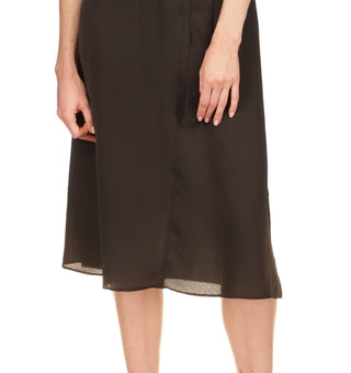 Michael Kors Women's Roll Sleeve Utility Dress Black Size Small