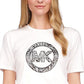 Michael Kors Women's Printed Charm Logo T-Shirt White Size Medium