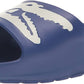 Lacoste Men's Croco Cma Slide Shoes Blue Size 10M