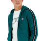 Michael Kors Men's Logo Tape Fleece Hoodie Green Size Medium