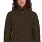 Nautica Women's Hooded Packable Puffer Coat Green Size X-Large