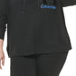 Calvin Klein Women's Logo Cotton Hooded Sweatshirt Black Size 3X