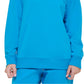 Calvin Klein Women's Embroidered Logo Pullover Sweatshirt Blue Size X-Large