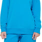 Calvin Klein Women's Embroidered Logo Pullover Sweatshirt Blue Size Large