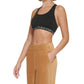 Calvin Klein Women's Wide Leg Velour Pants Brown Size Large