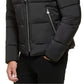 Calvin Klein Men's Stretch Medium Weight Moto Jacket Black Size Large