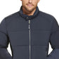 Calvin Klein Men's Stretch Medium Weight Moto Jacket Blue Size Medium