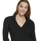Calvin Klein Women's Sequin Trim V Neck Sweater Black Size Medium