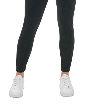 Calvin Klein Women's Velour Leggings Black Size X-Large