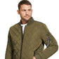 Calvin Klein Men's Quilted Baseball Jacket Green Size Large
