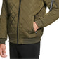 Calvin Klein Men's Quilted Baseball Jacket Green Size Large