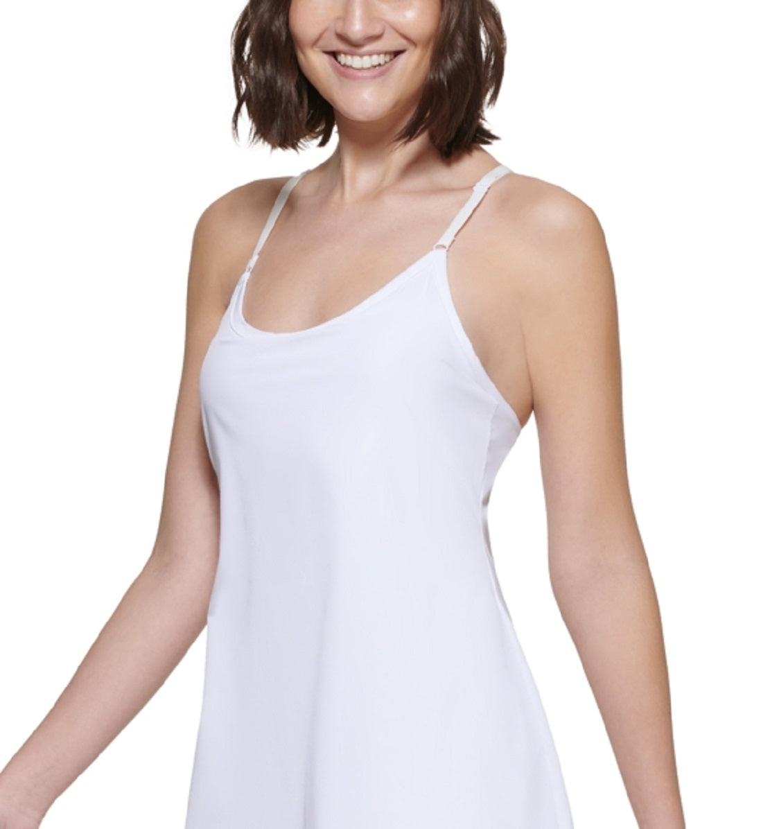 Calvin Klein Women's Pickleball Exercise Dress White Size X-Large