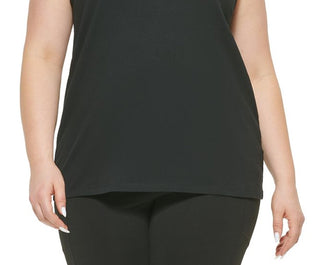 Calvin Klein Women's Crewneck Tank Top Black Size 3X