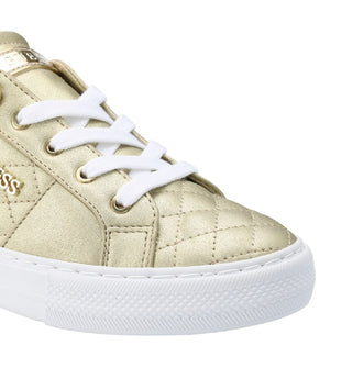 GUESS Women's Loven Casual Lace Up Sneakers Yellow Size 5.5 M