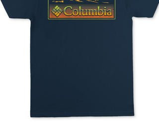 Columbia Men's Graphic T-Shirt Blue Size Small