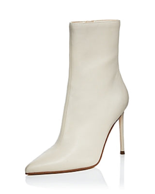 Aqua Women's Gal Pointed High Heel Booties Beige Size 8.5 M