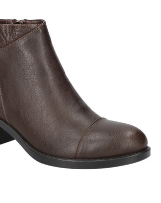 Easy Street Women's Bean Ankle Boots Brown Size 6 M