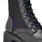 Tommy Hilfiger Women's Taiki Combat Boot Black Size 7 M