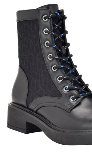Tommy Hilfiger Women's Taiki Combat Boot Black Size 7 M