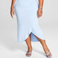 And Now This Women's Side Tie Midi Dress Blue Size 3X