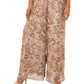 Vince Camuto Women's Sleeveless Tie Neck Jumpsuit Brown Size Medium