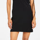 Tommy Jeans Women's Foil Logo Dress Black Size Large