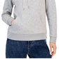 Tommy Hilfiger Women's Long Sleeve Front Pocket Logo Sweatshirt Gray Size X-Large