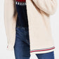 Tommy Hilfiger Women's Open Front Hooded Fleece Jacket Brown Size Large