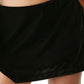 Free People Women's Annalise Side Vent Velvet Miniskirt Black Size 0