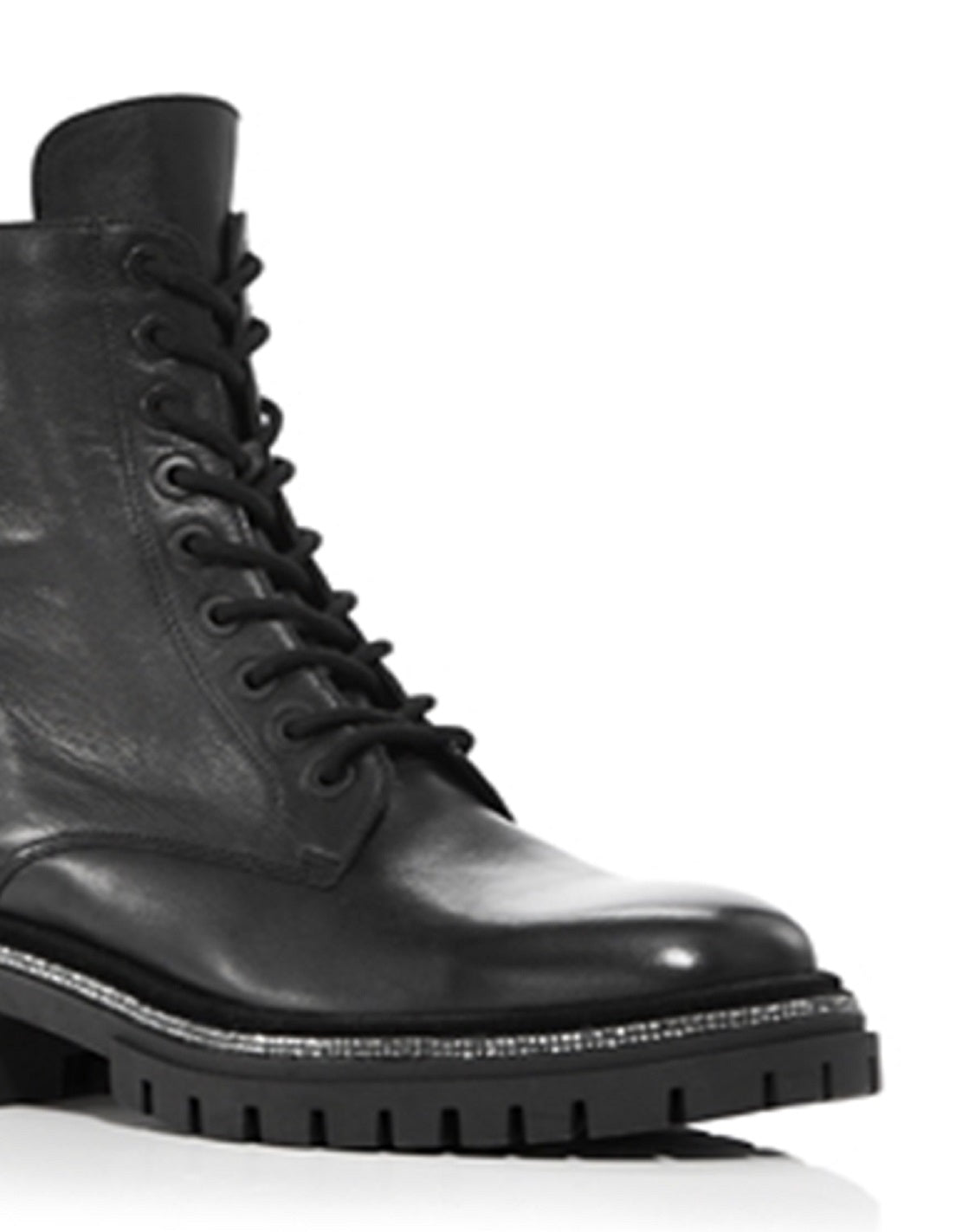 Aqua Women's Aria Rhinestone Trim Ankle Booties Black Size 9 M