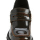 Steve Madden Women's Universe Penny Loafer Pump Brown Size 8.5 M