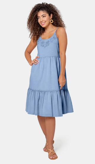 Leota Women's Esmeralda Dress in Chambray Lord & Taylor Blue