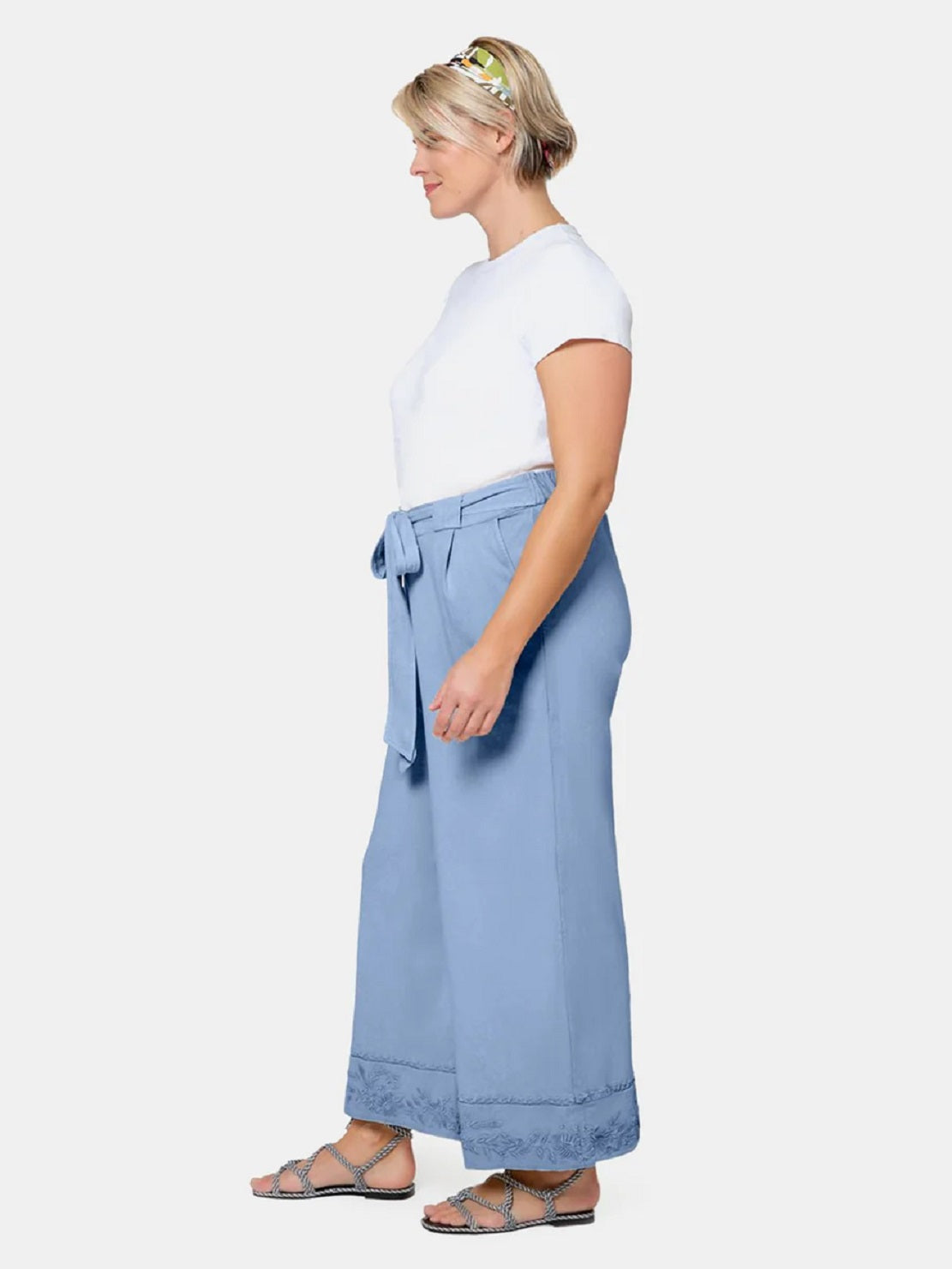 Leota Women's Lupita Culottes Dress in Chambray Blue 2XL Lord & Taylor Blue Size XXL
