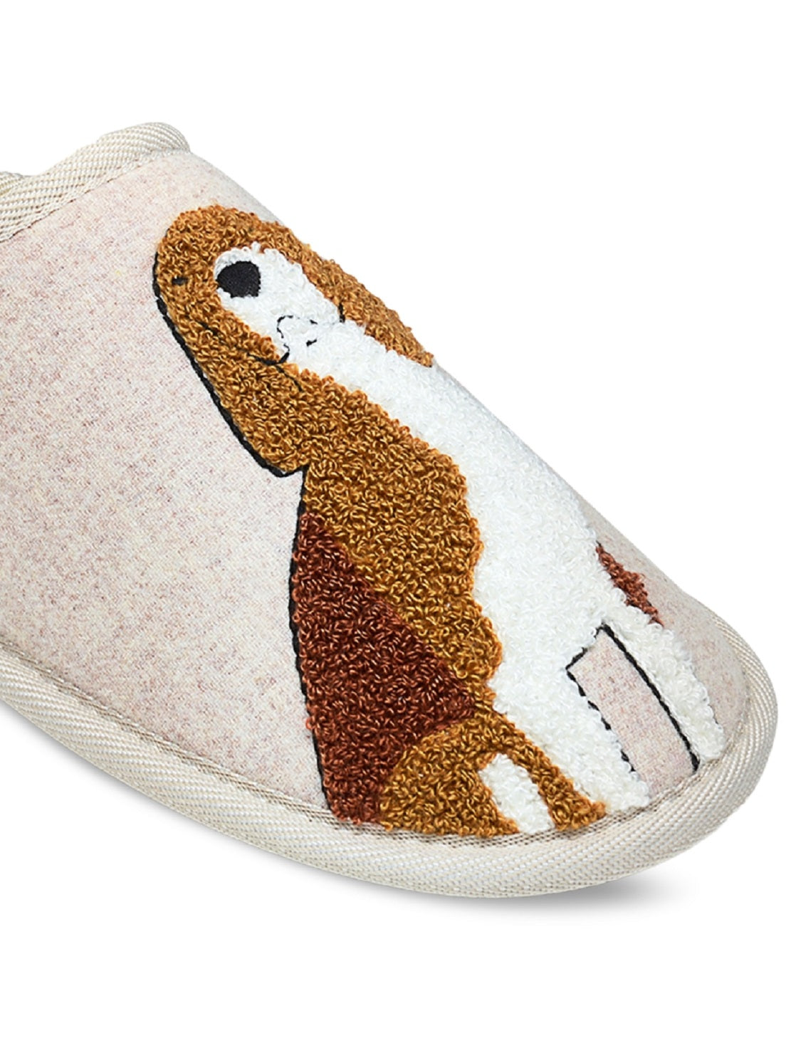 Radley London Women's Radley & Friends Embroidered Slippers Beige Size 10 M