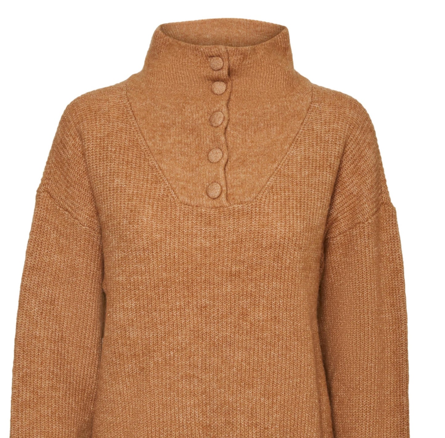 VERO MODA Women's Sweater Brown Size Medium