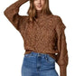 VERO MODA Women's Sweater Brown Size X-Large