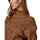 VERO MODA Women's Sweater Brown Size X-Large