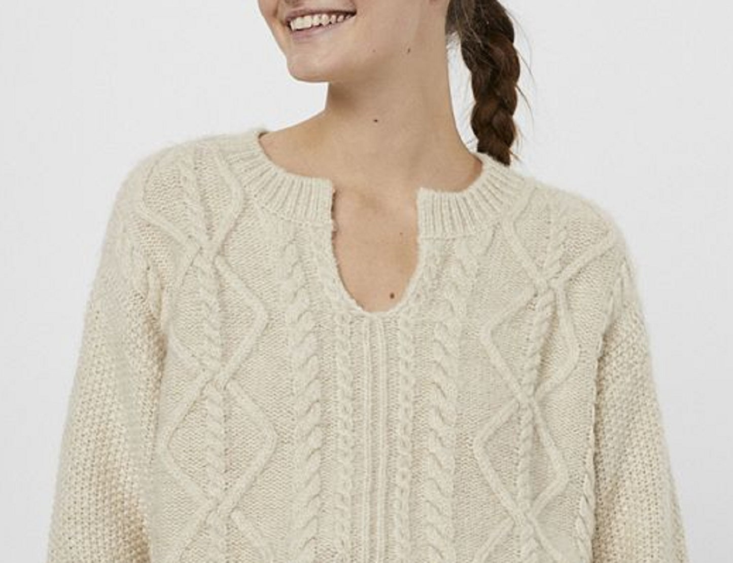 VERO MODA Women's Reese Sweater Brown Size Small