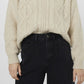 VERO MODA Women's Reese Sweater Brown Size Small