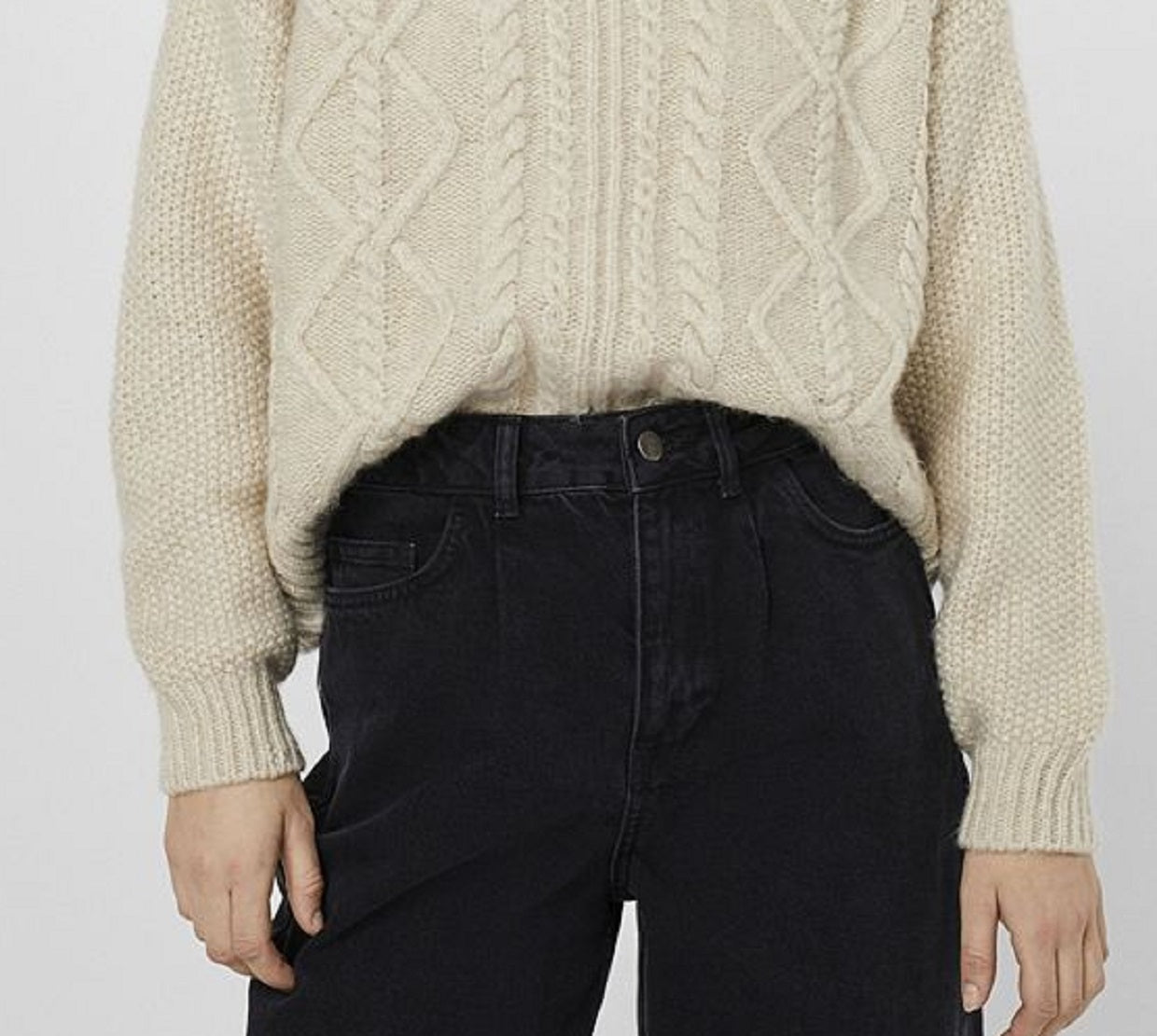 VERO MODA Women's Reese Sweater Brown Size Small