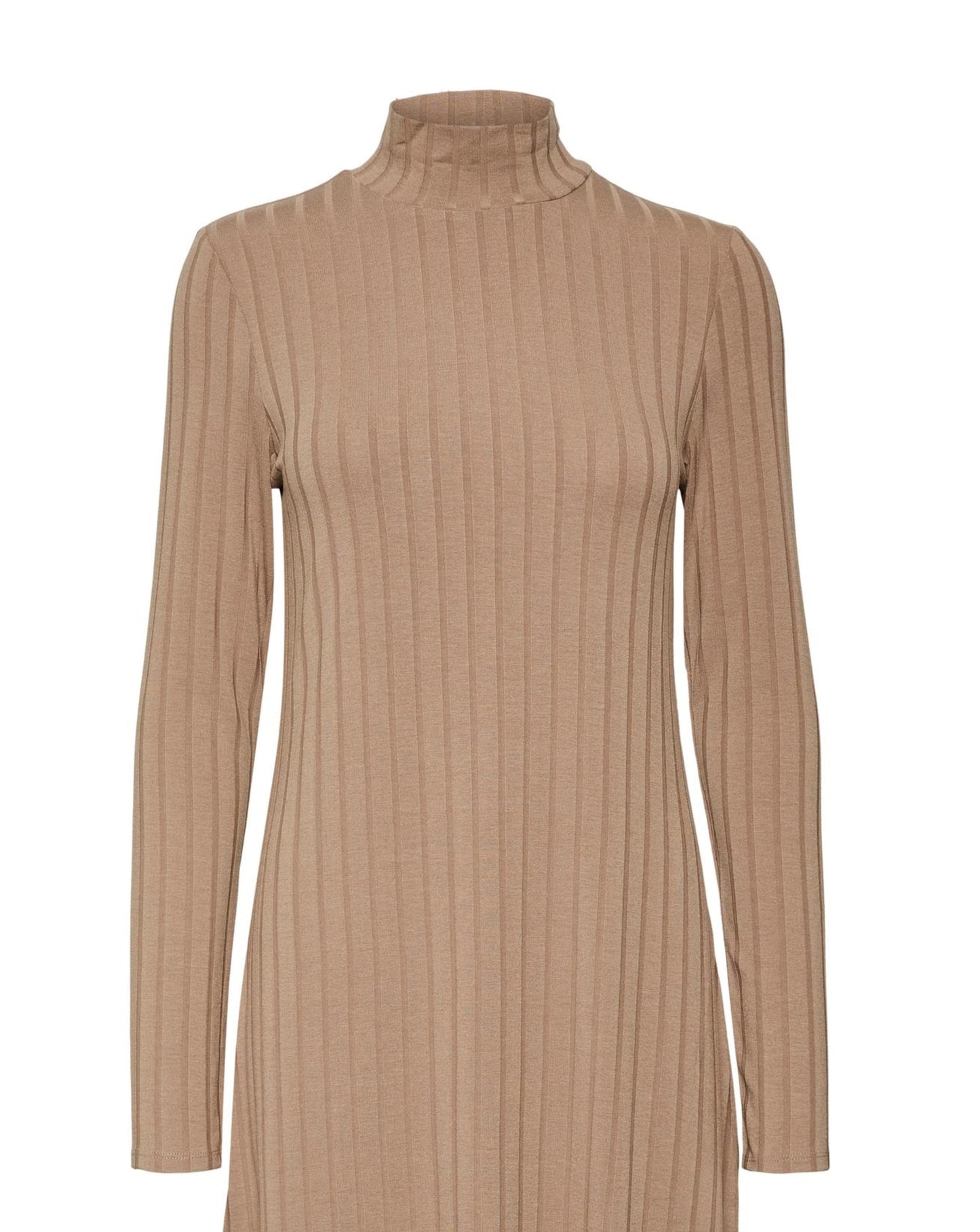 VERO MODA Women's Alondra Dress Brown Size 38