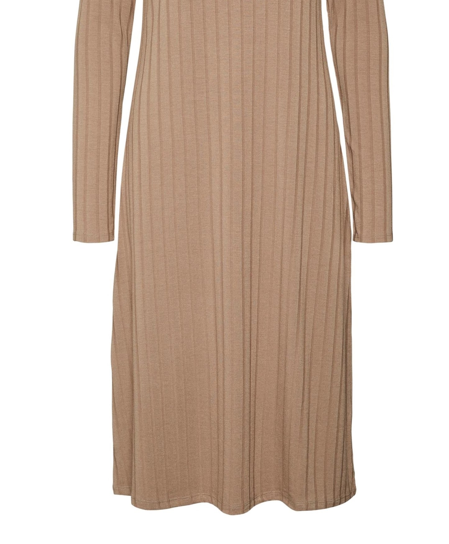 VERO MODA Women's Alondra Dress Brown Size 38
