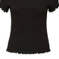 VERO MODA Women's Gabriella Ribbed Top Black