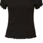 VERO MODA Women's Gabriella Ribbed Top Black