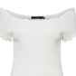VERO MODA Women's Gabriella Ribbed Top White Size Large