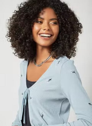 VERO MODA Women's Jeanette Cardigan Blue